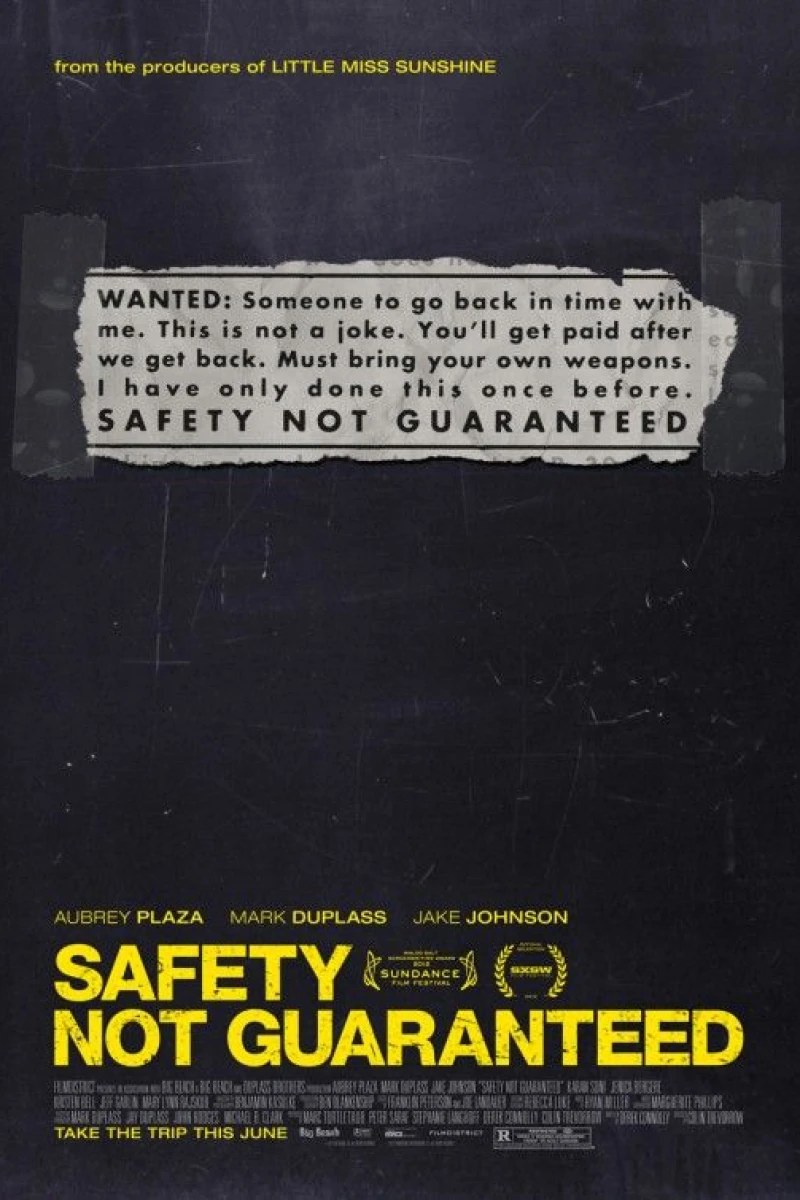Safety Not Guaranteed Cartaz